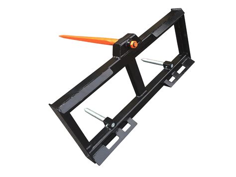 skid steer tile spear|skid steer bale spear.